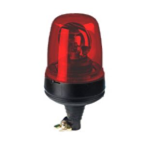 Britax 12-24V Red Flexi-Pole Mount Rotating Beacon  