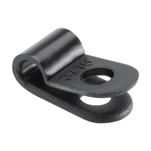 Narva 3/16" (4.3mm) Black Plastic P Clip (Pack Of 100)