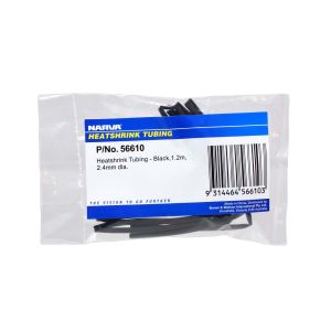 Narva 2.4mm X 1.2m Black Heatshrink