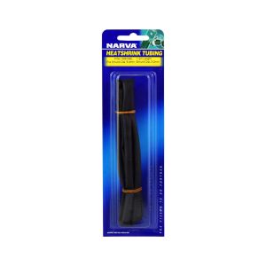 Narva 6.4mm X 1.2m Black Heatshrink (Blister Pack Of 1)