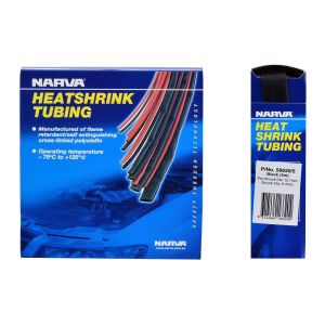 Narva 12.7mm X 5m Black Heatshrink Handy Pack