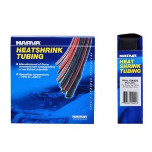 Narva 19mm X 5m Black Heatshrink Handy Pack