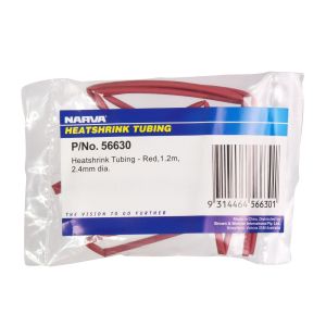 Narva 2.4mm X 1.2m Red Heatshrink