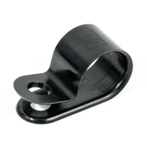 3/4"  Black Nylon P Clamp (Pack Of 100)  
