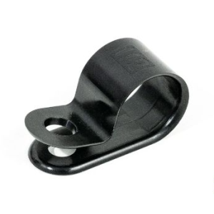 1 1/4" Black Nylon P Clamp (Pack Of 100)  