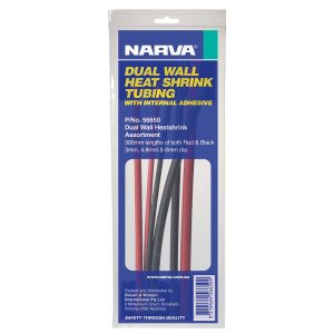 Narva 3mm-6mm Dual Wall Heatshrink Assortment (6 X 300mm Lengths)