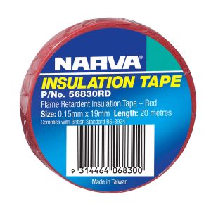 Narva 19mm X 20m Red Flame Retardant Insulation Tape