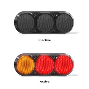 LED 12V Combination Tailight With Clear Lens (407 X 147 X 35mm) 