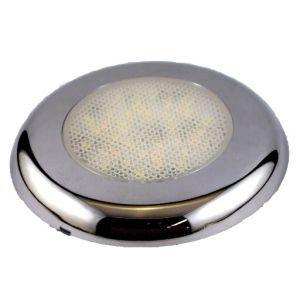 Q-LED 12V Interior Light With Senso Touch On/Off Switch & Chrome Bezel