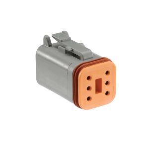 Narva 6 Pin Deutsch Male Connector Housing (Pack Of 10) (With Terminals And Wedges)