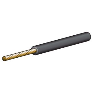 Narva 2.5mm Black Single Core Cable (100m Roll)  