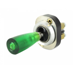 Hella 12V On/Off/On Green Illuminated Flasher Switch