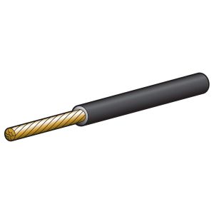Narva 3mm Black Single Core Cable (30m Roll)  