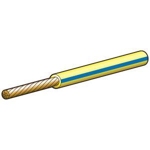 Narva 3mm Yellow/Blue Single Core Trace Cable (30m Roll) 
