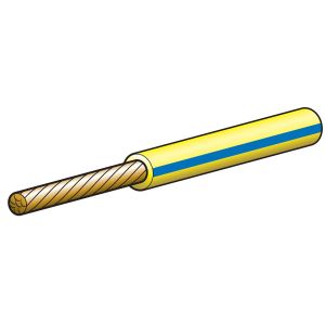 Narva 4mm Yellow/Blue Single Core Trace Cable (30m Roll) 