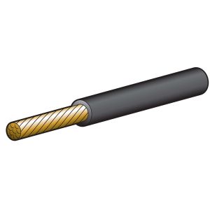 Narva 5mm Black Single Core Cable (30m Roll)  