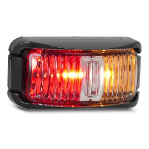 LED 12-24V Red/Amber Side Marker Light (Pack Of 10) (74 X 38 X 35mm)