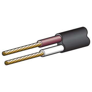 Narva 3mm Brown/White Twin Sheath Cable (100m Roll) 