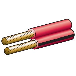 Narva 4mm Red/Black Figure 8 Cable (30m Roll)  