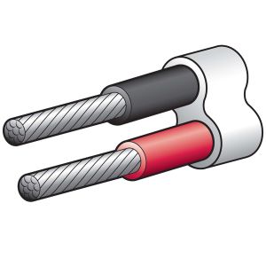 Narva 6mm Marine Red/Black Twin Sheath Cable (30m Roll) 