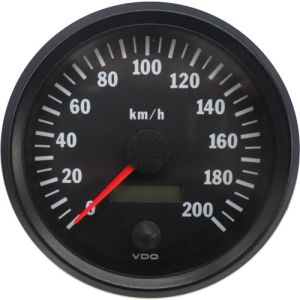 VDO 12-24V 100mm 0-200 Km Speedometer  