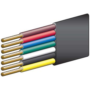 Narva 2mm 7 Core Flat Trailer Cable (30m Roll)