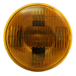 5 3/4" 12V 35W Amber Sealed Beam Insert With Screw On Terminals