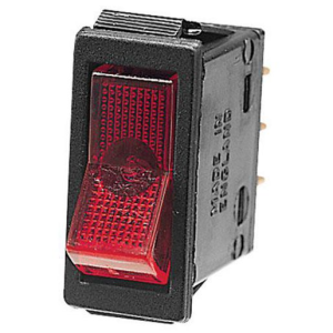 Hella SPST On/Off 12V Redilluminated Rocker Switch