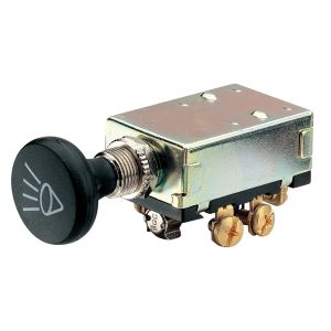 Narva DPDT Off/On/On Push/Pull Headlight Switch With 30 Amp Fuse (Blisterpack Of 1) 