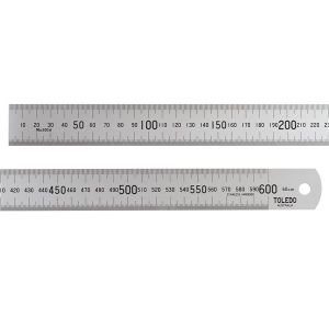 Toledo 600mm Stainless Steel Ruler  