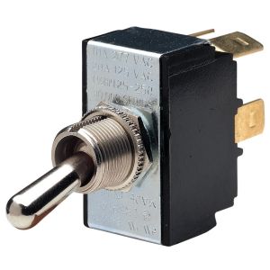 Narva Dpst Off/On Heavy Duty Metal Toggle Switch (Blister Pack Of 1) 