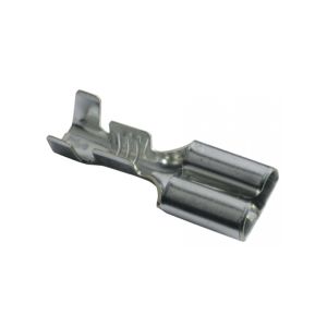 Quikcrimp Uninsulated 6.3mm Female Blade Crimp Terminal (Suits 1.5mm² - 3mm² Cable) (Pack Of 100) 