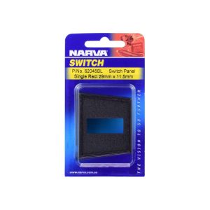 Narva Single Slot Plastic Switch Panel (Blister Pack Of 1) 