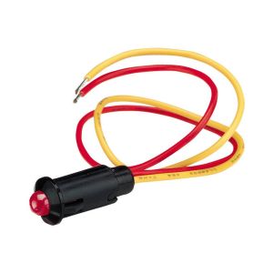 Narva 12V Red LED Pre-Wired Pilot Light (Blister Pack Of 1)