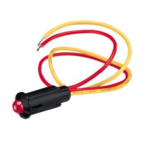 Narva 24V Red LED Pre-Wired Pilot Light (Blister Pack Of 1)