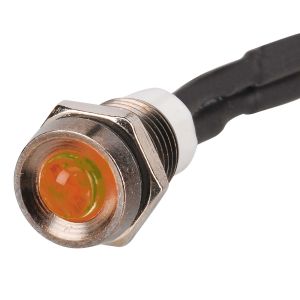 Narva 12V Sealed Amber LED Pilot Light With Clear Lens (Blister Pack Of 1)