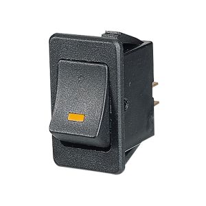 Narva Dpst Off/On 12V Amber Illuminated Rocker Switch (Blister Pack Of 1)