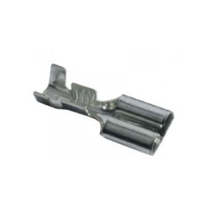 Quikcrimp Uninsulated 8mm Male Blade Crimp Terminal (Pack Of 100) 