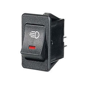 Narva Dpst Off/On 12V Driving Light Rocker Switch With Red LED (Blister Pack Of 1)
