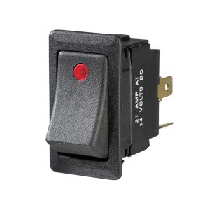 Narva SPST Off/On 12V Red Illuminated Rocker Switch (Blister Pack Of 1)