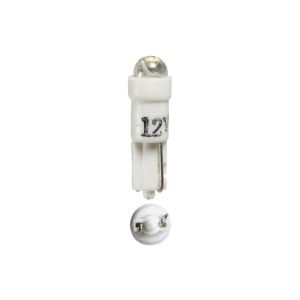 Narva 12V T-5mm Kw2X4.6D LED White Base Wedge Globe