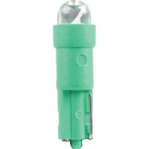 Narva 12V T-5mm Kw2X4.6D LED Green Base Wedge Globe
