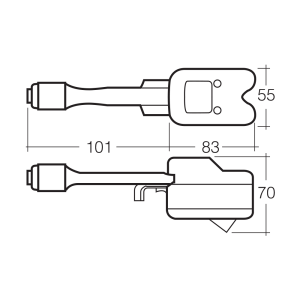 Narva 12V Indicator Switch  With High/Low Beam Selector 
