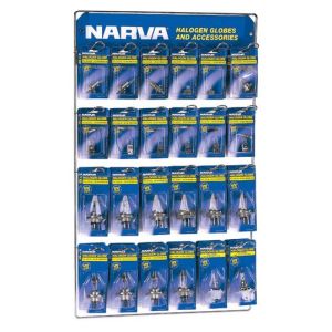 Narva 12/24V Quartz Halogen Blistered Full Range Globe Cabinet