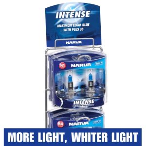 Narva Intense 12V QH Globe Merchandiser (Includes 2 Of Each H1, H4 & H7 Globe Packs) 