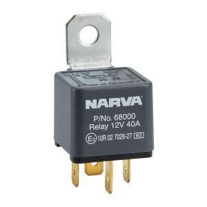 Narva 12V 40 Amp 4 Pin Normally Open Relay (Blister Pack Of 1)