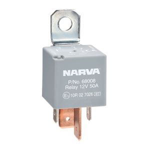 Narva 12V 50 Amp 4 Pin Resistor Protected Normally Open Relay