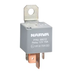Narva 12V 70 Amp 4 Pin Resistor Protected Normally Open Relay