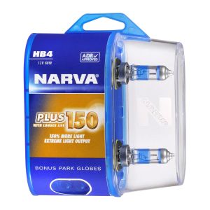 Narva 12V 51W+150% Hb4 Qh Globe (Blister Pack Of 2)