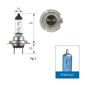 Narva Platinum 12V 55W H7 QH Globe (Blister Pack Of 2)